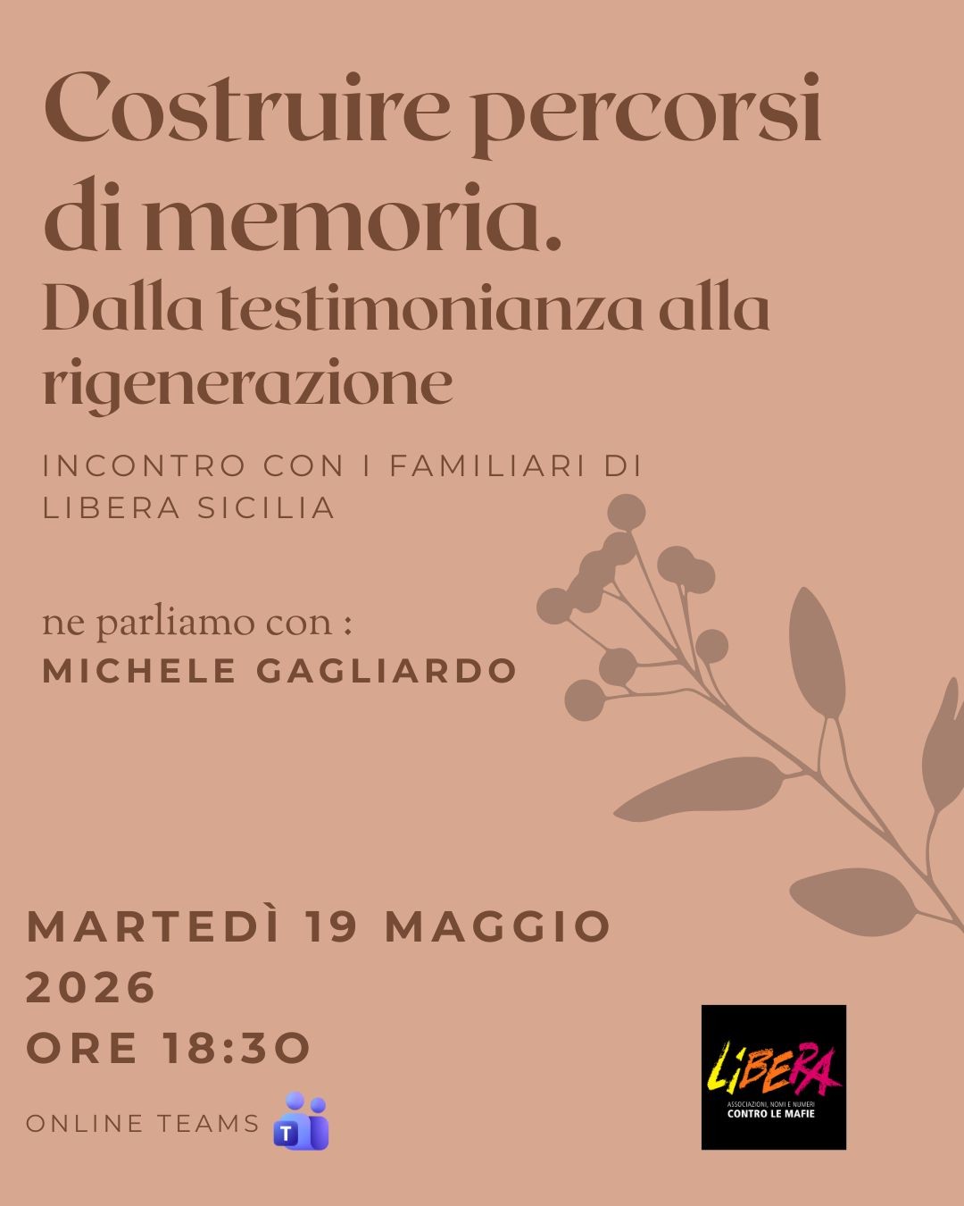 Costruire percorsi di memoria. 
Dalla testimonianza alla rigenerazione